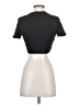 Shein Black Short Sleeve Turtleneck Size 4 - photo 2