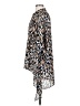Nygard Animal Print Multi Color Ivory Kimono Size S - photo 5