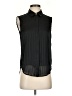 DKNY 100% Polyester Black Sleeveless Blouse Size XXS - photo 1