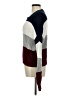 Ambiance Apparel Color Block Burgundy Pullover Sweater Size M - photo 5