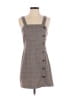 Mixed Threads Plaid Gray Casual Dress Size S - photo 1