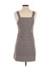 Mixed Threads Plaid Gray Casual Dress Size S - photo 2