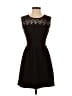 Soprano Solid Black Cocktail Dress Size S - photo 1
