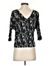 Just Female Black 3/4 Sleeve Top Size XS - photo 2