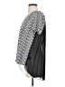 Bellatrix 100% Polyester Chevron-herringbone Black Short Sleeve Blouse Size XS - photo 5