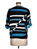 Derek Lam 100% Rayon Stripes Blue Short Sleeve Blouse Size M - photo 2