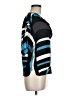Derek Lam 100% Rayon Stripes Blue Short Sleeve Blouse Size M - photo 4
