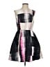 Ali Ro 100% Polyester Graphic Black Cocktail Dress Size 2 - photo 1