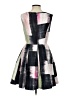 Ali Ro 100% Polyester Graphic Black Cocktail Dress Size 2 - photo 2