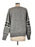 Assorted Brands Chevron-herringbone Gray Pullover Sweater Size L - photo 2