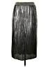 ModCloth 100% Polyester Metallic Silver Formal Skirt Size S - photo 2