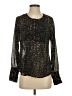Converse One Star 100% Polyester Black Long Sleeve Blouse Size XS - photo 1