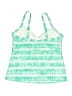 Lascana Tie-dye Green Swimsuit Top Size L - photo 2