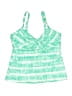 Lascana Tie-dye Green Swimsuit Top Size L - photo 1