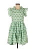 The Tiny Tassel Green Casual Dress Size XS - photo 1
