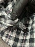 Aqua 100% Cotton Plaid Gray Sleeveless Button-Down Shirt Size M - photo 8