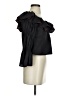 Harshman 100% Cotton Black 3/4 Sleeve Blouse Size XS - photo 4