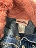 Little Lass 100% Polyester Blue Denim Jacket Size 6 - photo 3
