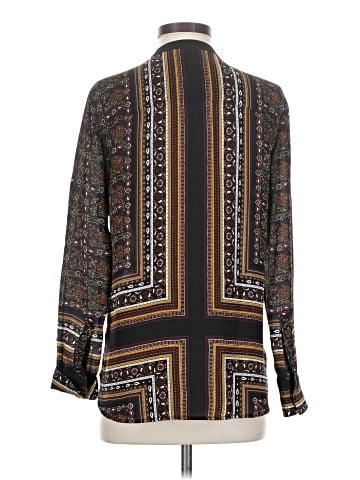 A.L.C. Long Sleeve Silk Top (view 2)