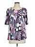 Soft Works Pink Short Sleeve Blouse Size L - photo 1