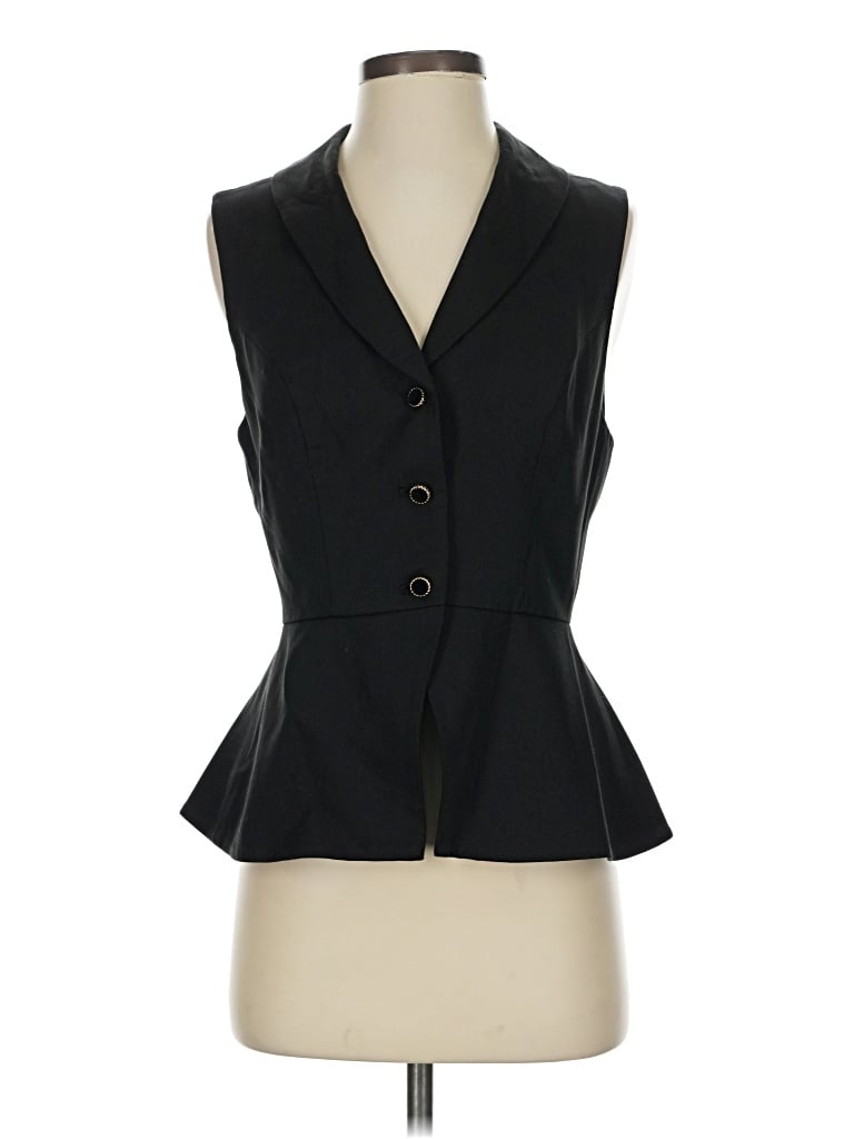 Reformation Sleeveless Button Down Shirt In Black