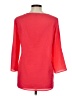Preston & York 100% Polyester Red 3/4 Sleeve Top Size M - photo 2