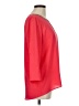 Preston & York 100% Polyester Red 3/4 Sleeve Top Size M - photo 4