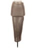 Black Bead Metallic Silver Casual Skirt Size S - photo 1