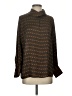 Zara Basic Brown Black Long Sleeve Blouse Size XS - photo 1
