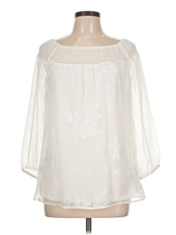AB Studio 3/4 Sleeve Blouse (view 1)