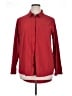 Athleta Color Block Red Long Sleeve Button-Down Shirt Size XL - photo 1