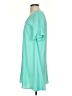 Altar'd State 100% Polyester Solid Teal Casual Dress Size S - photo 5
