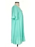 Altar'd State 100% Polyester Solid Teal Casual Dress Size S - photo 4