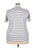 Reebok Stripes Gray Short Sleeve T-Shirt Size 2X - photo 2