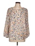 Collective Concepts 100% Polyester Ivory Long Sleeve Blouse Size L (estimated) - photo 1