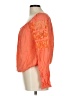 Double Zero Orange Long Sleeve Blouse Size L - photo 5