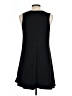 Justify Solid Black Casual Dress Size L - photo 2