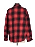 Shein Plaid Red Long Sleeve Button-Down Shirt Size L - photo 2