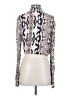 Olivaceous 100% Rayon Silver Long Sleeve Blouse Size S - photo 2