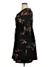 Dex Print Black Casual Dress Size 1X - photo 5