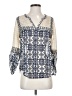 Lucky Brand 100% Polyester Ivory Long Sleeve Blouse Size S - photo 1
