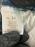 Just Black Stripes Blue Jeans Size 24 waist - photo 5
