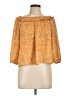 BILA 100% Rayon Orange 3/4 Sleeve Blouse Size S - photo 1