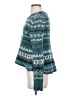 Free People Chevron-herringbone Teal Pullover Sweater Size XS - photo 5