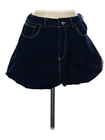 No Comment Denim Skirt (view 1)