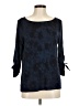 Tahari Blue 3/4 Sleeve Blouse Size M - photo 1
