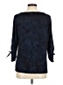 Tahari Blue 3/4 Sleeve Blouse Size M - photo 2