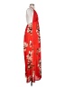 Unbranded Floral Orange Cocktail Dress Size S - photo 4