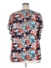 Cure Blue Short Sleeve Blouse Size 2X - photo 2