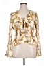 Parker 100% Polyester Gold Long Sleeve Blouse Size XL - photo 1